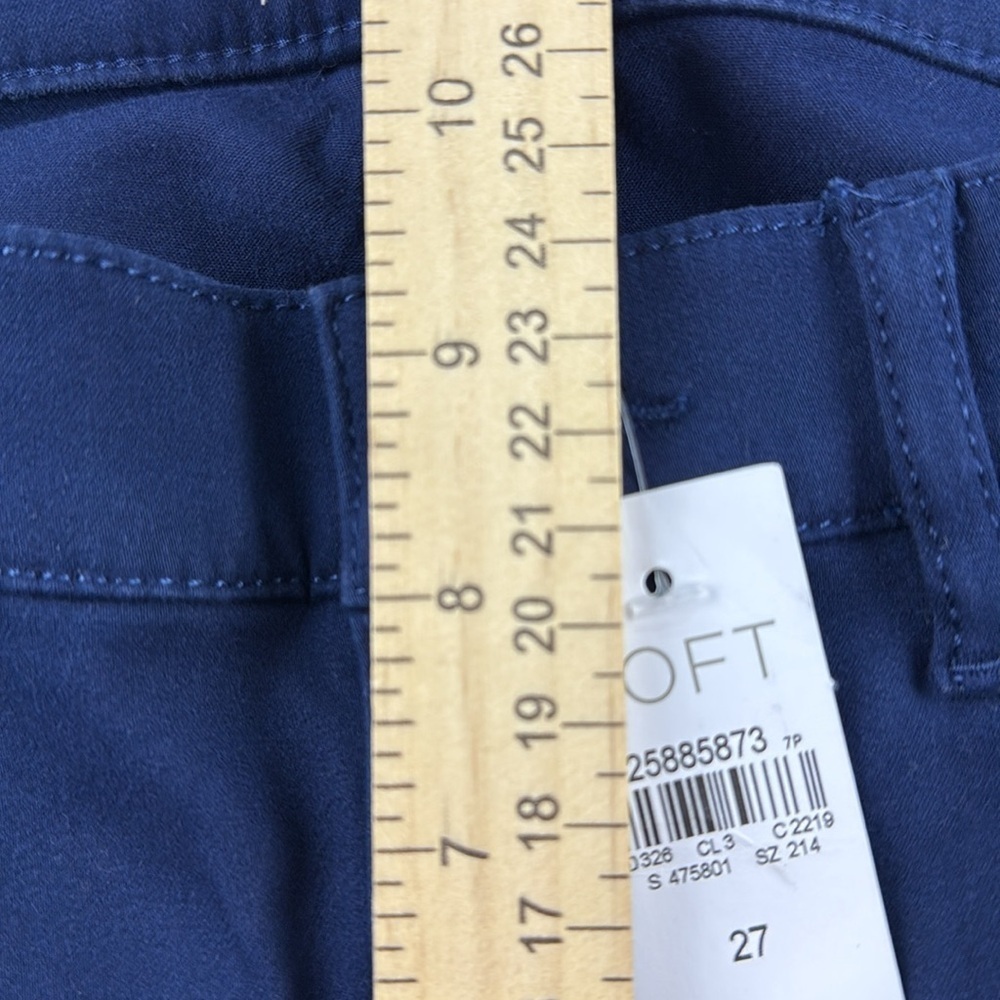 LOFT Leggings Navy Blue Skinny Stretch Pants Women's Size 27 NWT - Picture 5 of 9
